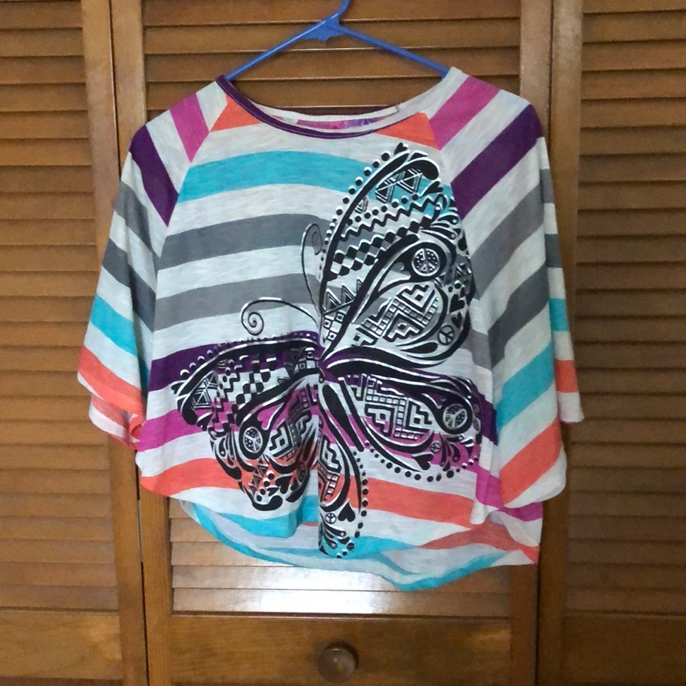 Kids flowy butterfly top